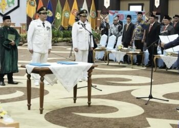 Shalahuddin dan Felix Dilantik Sebagai Bupati dan Wakil Bupati Barito Utara Periode 2025-2030