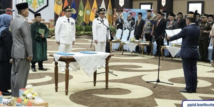 Shalahuddin dan Felix Dilantik Sebagai Bupati dan Wakil Bupati Barito Utara Periode 2025-2030
