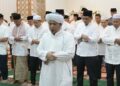 Bupati Barito Utara Lepas Kafilah MTQH XXXIII dan Gelar Sholat Hajat Bersama