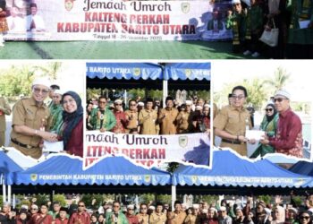 Pemkab Barito Utara Lepas Jamaah Umroh Pemenang Jalan Sehat Gubernur Kalimantan Tengah 2024