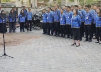 Pimpin Apel di Disdagrin, Bupati Barito Utara: Seragam Korpri Adalah Amanah Melayani Masyarakat