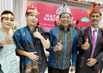 Hadiri Natal IKBT, Wakil Bupati Barito Utara Ajak Pererat Kebersamaan demi Pembangunan Daerah
