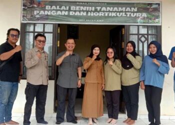H Taufik Nugraha Tinjau UPT Balai Pembibitan Ternak dan UPT BBT Pangan Hortikultura Saat Reses