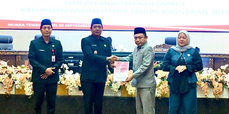 DPRD Barito Utara Gelar Rapat Paripurna I, Bahas Raperda APBD TA 2027